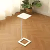 Mesa Lateral Simples de Ferro Forjado para Sofá, Mesinha de Centro Pequena para Sala de Estar, Mesa de Cabeceira para Quarto, Mesa Lateral Quadrada Pequena, Qualidade de Exportação