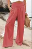 Pantalones Largos Delgados de Cintura Media de Algodón Tie-Dye Vintage de Estilo Casual para Mujer Transfronterizos Europeos y Americanos de Amazon Verano y Otoño 2026