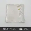 Porta-copos de Lata Artesanal Retrô Porta-copos de Chá Porta-copos de Flor de Ameixa Tridimensional Acessórios para Cerimônia de Chá Kung Fu com Isolamento Térmico