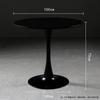 Mesa de Espera para Salón de Uñas, Mesa Auxiliar Tulipán para Balcón, Mesa Redonda Pequeña, Mesa de Comedor, Mesa de Café, Mesa Redonda para Apartamento Pequeño para Uso Doméstico