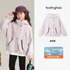 Ropa de Otoño Pudding Haru para Niñas, Sudadera con Capucha Infantil, Nuevo Modelo de Otoño 2026, Chaqueta Cortavientos Infantil