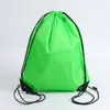 Stock Listo Pantalones de Tela Oxford con Bolsillo de Solapa y Cordón Mochila Deportiva de Almacenamiento Bolsa Impermeable de Fitness Mochila con Cordón para Hombro Se Puede Imprimir con Logo