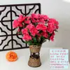 Azalea Artificial Grande de 6 Ramas para Uso en Ingeniería, Flores Grandes para Oficinas de Venta de Parques, Flores Artificiales de Azalea al por Mayor del Fabricante