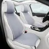 Funda para asiento de coche: 2 juegos para los asientos delanteros, hechos de tela de rayas, aptos para todas las estaciones (transpirable de verano), elegante y simple, adecuado tanto para uso doméstico como de oficina.