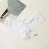Ropa Interior Sexy Nueva Transfronteriza Europea y Americana Tanga de Encaje Transparente Sexy Braguitas Seductivas Sin Costuras de Cintura Baja para Mujer