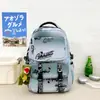 Mochila con Diseño de Graffiti Degradado Americano para Estudiantes de Secundaria y Preparatoria Estilo Trendy Cool Streetwear para Salidas Escolares Almacenamiento Mochila Escolar