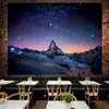 Fondo de tela de cielo estrellado lunar tela colgante ins lienzo para habitación tapiz de sala de estar pared de fondo de mesita de noche tela para pared de dormitorio de celebridad de internet
