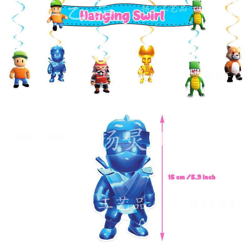 YL绊倒人螺旋吊饰