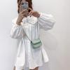 Minibolso de estilo coreano para mujer 2022 Verano Nuevo Moderno Simple Bolso bandolera Textura Moda Casual Bolso cuadrado pequeño