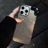 Funda para Teléfono Ins Brillo Diamante Completo Lazo Manzana 18Pro Max 17 Adecuada para Iphone15 Suave 11 Estéreo 12