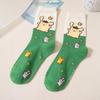 Calcetines de media caña de dibujos animados para mujer pareja combinan con todo dibujos animados japoneses de las Cuatro Estaciones Hello kitten celebridad de internet coolomi calcetines