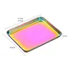Plato Rectangular de Acero Inoxidable Plato Comercial para Cocinar al Vapor Bandeja para Comida de Barbacoa Plato Doméstico para Rollos de Arroz Plato para Escurrir Aceite de Fritura Plato de Control de Aceite
