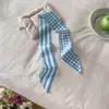 Estilo Nuevo de Verano Bufanda de Seda Fresca Estampada Cinta para el Cabello Floral Lazo y Banda Cinta para el Cabello Corea del Sur Bufanda Versátil Accesorios