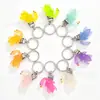 Venta Directa de Fábrica Llavero de Concha Degradada Colgante Creativo Luminoso Estilo Océano Encanto para Bolso de Niña Estilo Pareja