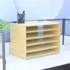 Portadocumentos de Escritorio Estante para Archivos Organizador Multicapa A3 8k Caja de Almacenamiento para Oficina Caja para Documentos Estantería para Estudiantes A4