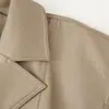 Estilo europeo y americano, nueva chaqueta bomber de moda para mujer primavera/otoño con efecto piel