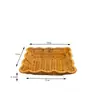 Cesta premium de snacks y frutas, cesta escurridora, frutero tejido de imitación de ratán, estilo de lujo ligero, bandeja de exhibición para sala de estar del hogar, bandeja para dulces