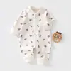 Mameluco de Lana y Seda para Bebé Recién Nacido Ropa para Bebés Bodysuit de Manga Larga Otoño Invierno Conjunto para Gatear
