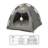 Casa tienda para mascotas, adecuada para todas las estaciones, cerrada, desmontable, portátil, plegable, impermeable para exteriores, casa para gatos y perros con protección solar