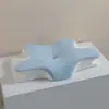Nuevo núcleo de almohada ergonómico especializado, almohada de espuma viscoelástica con forma de mariposa, almohada de rebote lento, almohada cervical, almohada de soporte para el cuello de mariposa para uso doméstico
