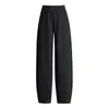 Pantalones de Pierna Ancha Estilo Linterna de Color Sólido a la Moda para Mujer, Otoño 2026, Tallas Grandes, Corte Holgado, Adelgazantes, Cintura Elástica, Pantalones Casuales