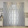 Material de lino bordado tridimensional europeo gris sala de estar balcón soporte corte cero puede ser una generación de cabello