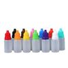 Frasco de Colírio de 10ml Personalizável, Tampa Antifurto Frasco Plástico de Óleo Essencial, Frasco Pequeno Vazio de Espremer com Ponta, Frasco de Líquido