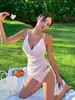 Nuevo Traje de Baño de Dos Piezas Triángulo para Mujer 2026, Cubre Vientre, Adelgazante, Vacaciones en la Playa, Ropa de Baño para Aguas Termales [Dropshipping]