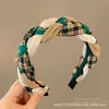 Pinza para el pelo de estilo marrón retorcido, diadema para mujer, todo a juego, para recogido de pelo, parte superior de la cabeza, diadema, Otoño e Invierno 2023, elegante accesorio para recogido de pelo