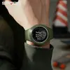 Relógio Digital LED de Tela Sensível ao Toque Sanda Simples Números Grandes Multifuncional Esportivo à Prova d'Água Display Único Relógio Jovem Atacado