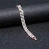 Pulseira europeia e americana nova pulseira de cristal totalmente cravejada pulseira feminina fina para todas as ocasiões fornecimento de e-commerce transfronteiriço fornecimento ao vivo