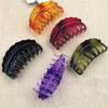 Accesorios para el cabello coreanos, tocado de plástico de color caramelo, pinza grande para el cabello, pinza para el cabello, pinza para el cabello, joyería de 2 yuanes al por mayor