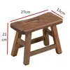 Nuevo taburete pequeño de madera con forma de ala de pollo, taburete infantil, taburete para lavarse los pies, mueble de madera, suministro directo de fábrica, venta al por mayor
