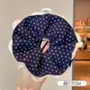Scrunchie com vibe feminina, elástico de cabelo coreano fofo, acessório de cabelo estilo preguiçoso oversized, faixa de cabelo para coque