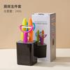 Conjunto de Seis Peças para Cozinha Utensílios Domésticos Tesoura Faca de Frutas Descascador Abridor de Garrafa Ferramentas de Cozinha Conjunto de Seis Peças