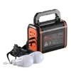 Kangming Batería de Gran Capacidad Cargador de Batería Lámpara Solar para Apagones Lámpara Solar Exterior Móvil Fuente de Alimentación de Emergencia para el Hogar