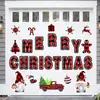 Adesivos magnéticos para porta de garagem de Natal transfronteiriços decoração de boneco de neve arranjo de festa de fim de ano ímãs de geladeira magnéticos macios personalizáveis