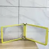 Soporte de Exhibición Magnético de Páginas Abatibles A4 10 Páginas Soporte de Documentos para Montar en Pared Carpeta para Hoja de Instrucciones de Operación de Taller Bolsa Insertable Transparente