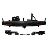 Adecuado para Ford Ranger T6 2012 Parachoques Trasero Parachoques Trasero con Estante para Bidón de Aceite Estante para Rueda de Repuesto Barra de Remolque