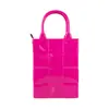 Mini bolsa xadrez fresca para mulheres, bolsa vertical brilhante para celular, bolsa cesta simples, única e moderna