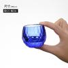 Vaso de chupito de licor Jinshan con lámina dorada, Taza de degustación, Taza de té de vino, Dispensador de vino, Copa de cristal, Copa de cristal que cambia de color