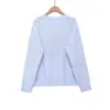 Exportación Transfronteriza Ropa de Mujer Otoño e Invierno 2025 Estilo Europeo y Americano Cuello Redondo Manga Larga Estampado de Gato Suéter de Punto Tops para Mujer