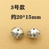 Tailândia Chiang Mai Prata Xizang Prata Acessórios Artesanais Joias Contas Prata Imitação DIY Pulseira de Cristal Pulseira Material com Contas