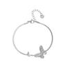 Pulsera de Acero Inoxidable Hueso de Serpiente para Mujer Estilo Francés de Alto Desgaste Acero de Titanio Diseño Europeo Transfronterizo Venta al por Mayor Moda Ins