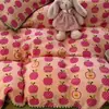 2026 Novo Conjunto de Quatro Peças Estilo Princesa com Bordado de Concha e Fio Bouclé