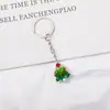 Colgante de Llavero de Árbol de Navidad de Cristal Nuevo Transfronterizo Colgante para Bolso Accesorios de Regalo de Navidad Llavero