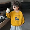 Sudadera de Cuello Redondo para Niños Primavera y Otoño 2026 Nuevo Estilo Tendencia Infantil Manga Larga Fresca Moda para Niños Pequeños
