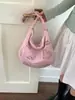 Bolsa de Ombro Feminina de Verão Grande Capacidade Casual sob o Braço com Toque de Luxo, Estilo Coreano Ins para o Dia a Dia