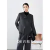 Jaqueta Curta de Cor Sólida Inspirada em Design para Mulheres, Novo Estilo Outono e Inverno 2026, Temperamento de Luxo Leve de Alta Qualidade, Top Petite Ideal para o Dia a Dia