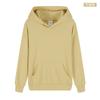 Suéter de color sólido pesado para hombre, ropa de trabajo personalizada, logotipo bordado, sudadera con capucha de manga larga para parejas, chaqueta, ropa para hombre